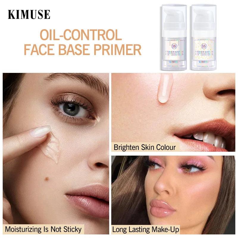 Base de maquillage en gel avec éclat doré kimuse