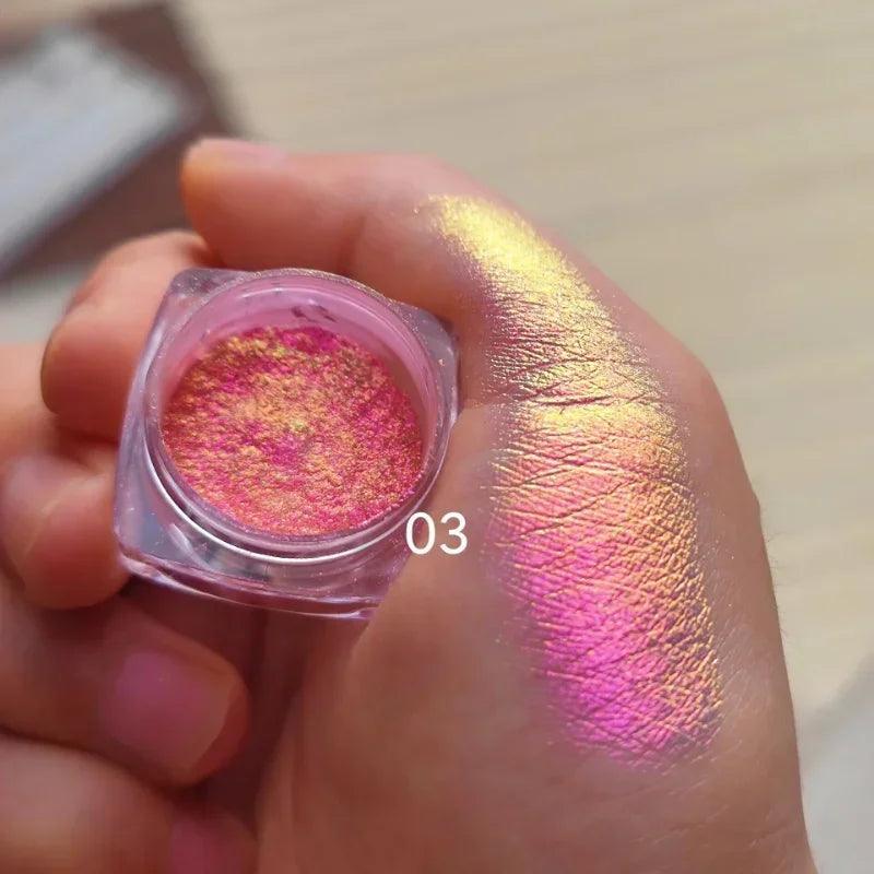 Colored Shiny Eyeshadow Shifting Pigments Eyeshadow Powder Duochrome Glitter Shadow 0.2g Makeup Accessories The Trendy Boutik