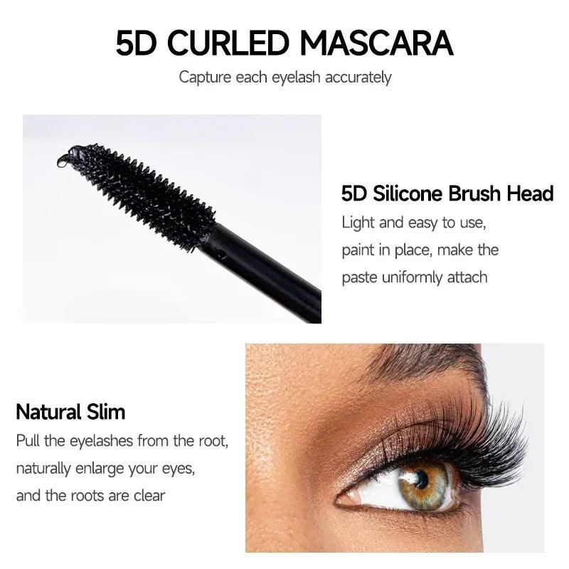 Mascara 4D en fibre de soie.