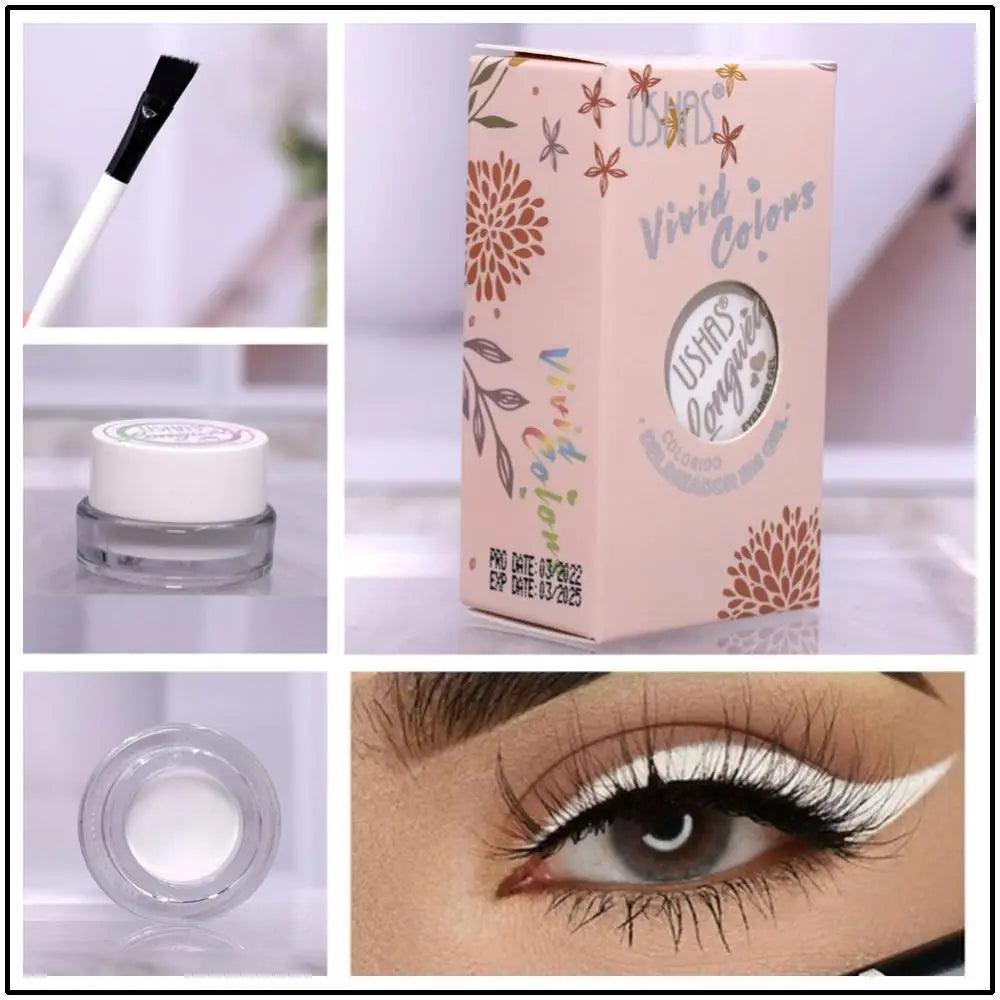 Eyes liner gel colorées, longue tenue avec pinceau NoEnName_Null