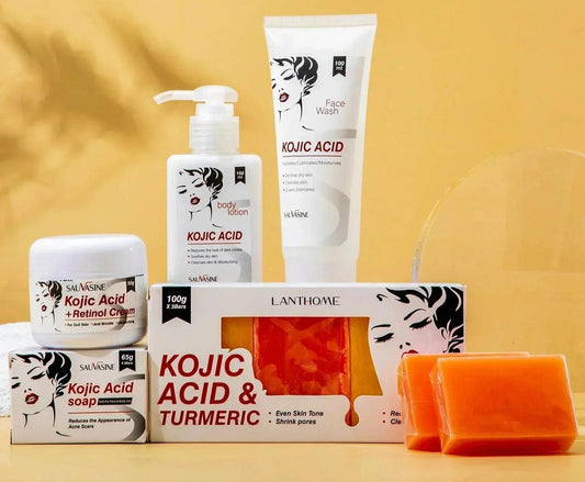 Ensemble Éclaircissant à l'Acide Kojique pour la Peau - The Trendy Boutik